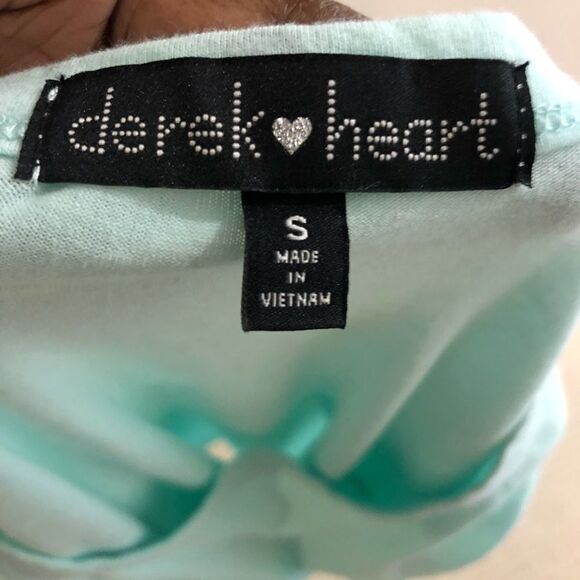 NWT Derek heart light blue long sleeves tee size small - Picture 9 of 9